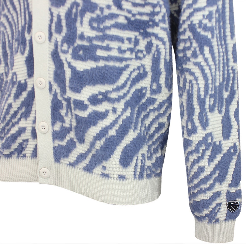 Nike Golf Jumper - NK Loose Fit Cardigan - Camo Tartan FA26