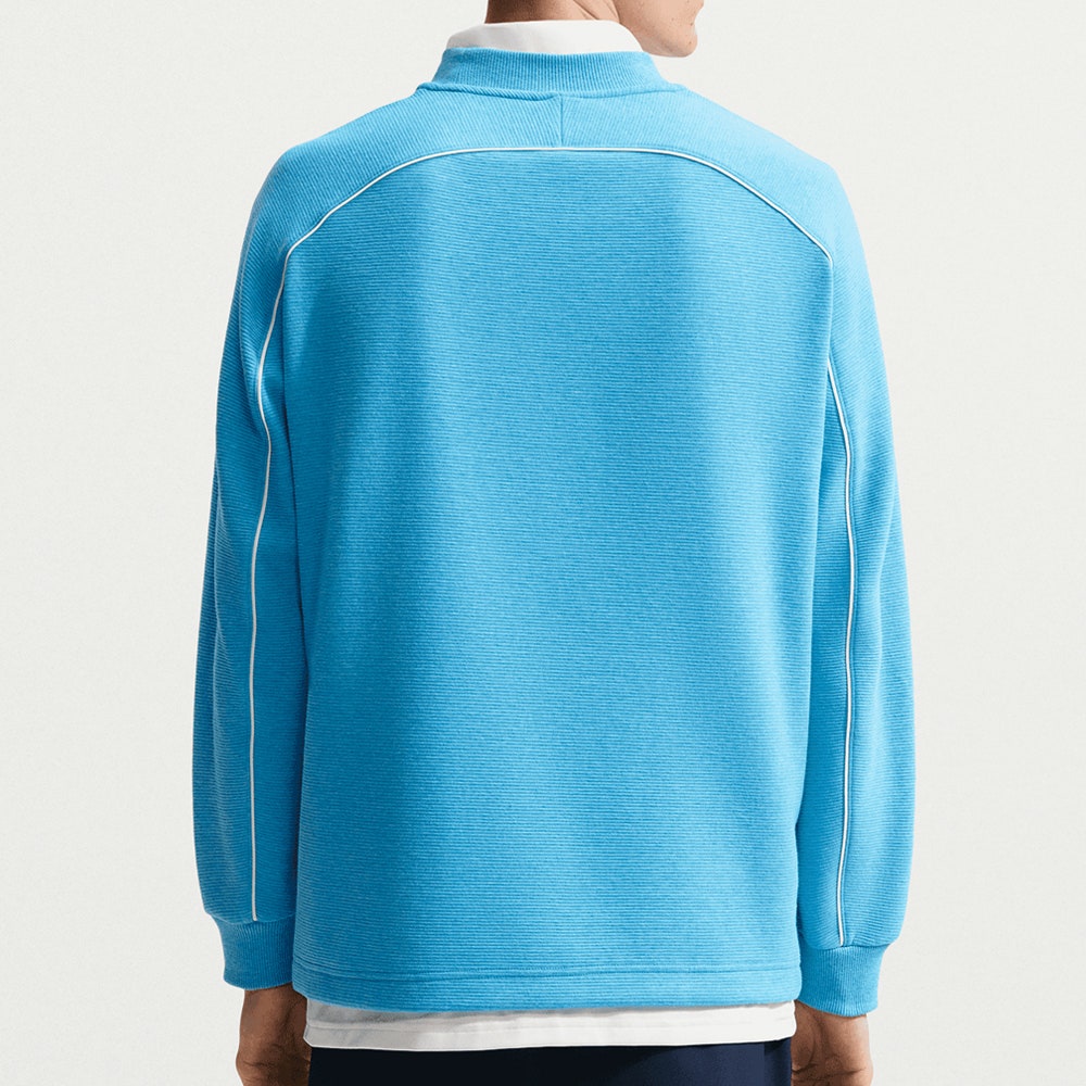 Nike Golf Jumper - NK TF Par 5 Crew Neck - Aurora Blue FA26