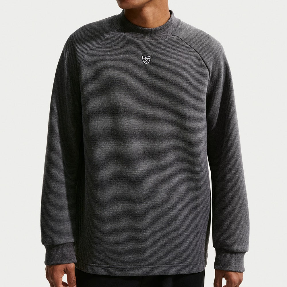 Nike Golf Jumper - NK TF Par 5 Crew Neck - Black SP26