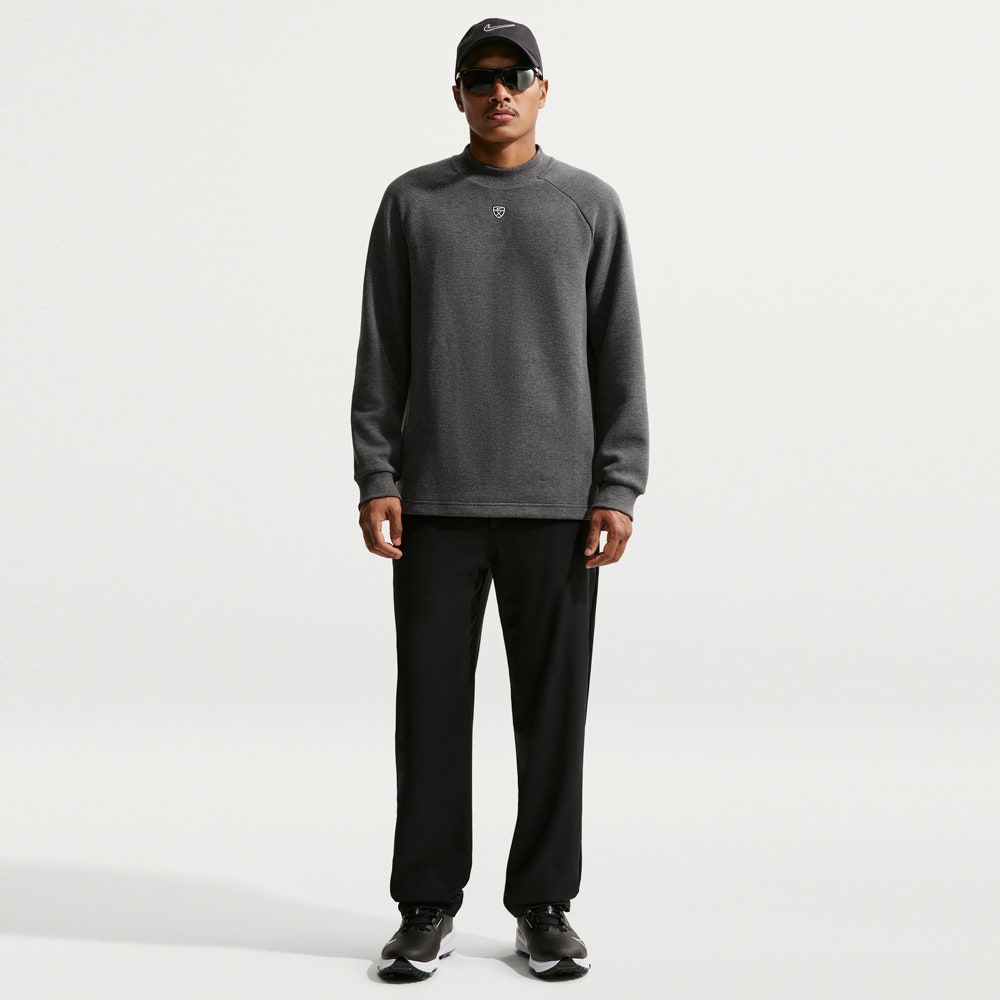 Nike Golf Jumper - NK TF Par 5 Crew Neck - Black SP26
