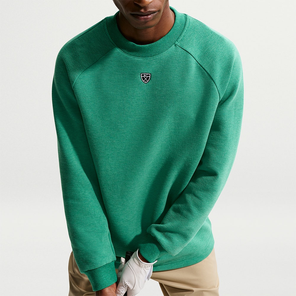 Nike Golf Jumper - NK TF Par 5 Crew Neck - Malachite SP26