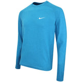 Nike Golf Jumper - NK TP Tour Logo Cashmere Crew - Baltic Blue FA26