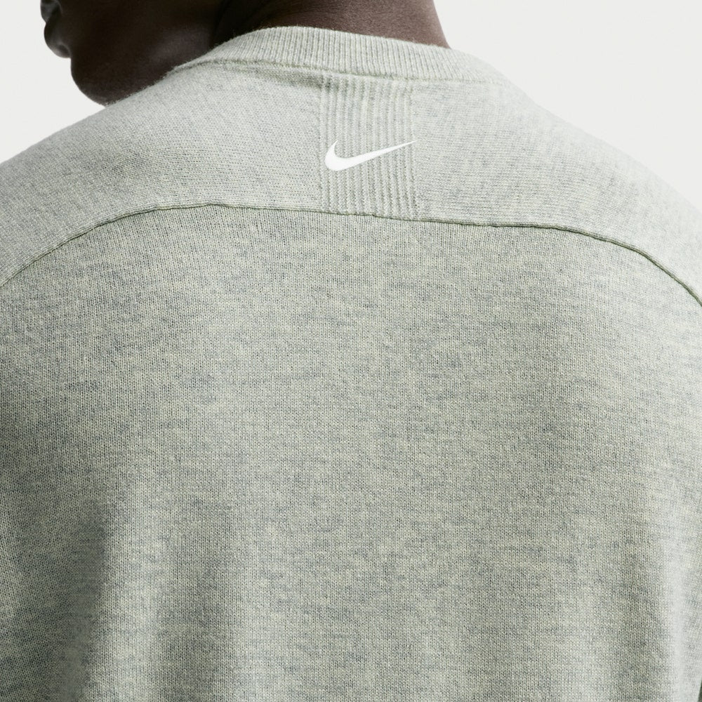 Nike Golf Jumper - NK TP Tour Logo Cashmere Crew - Barely Green FA26