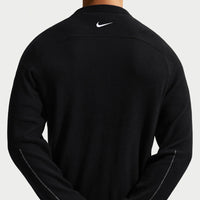 Nike Golf Jumper - NK TP Tour Logo Cashmere Crew - Black FA26