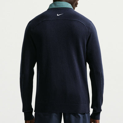 Nike Golf Jumper - NK TP Tour Logo Cashmere Crew - College Navy FA26