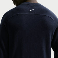 Nike Golf Jumper - NK TP Tour Logo Cashmere Crew - College Navy FA26