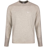 Nike Golf Jumper - NK TP Tour Logo Cashmere Crew - Limestone FA26