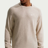 Nike Golf Jumper - NK TP Tour Logo Cashmere Crew - Limestone FA26