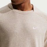 Nike Golf Jumper - NK TP Tour Logo Cashmere Crew - Limestone FA26