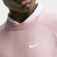 Nike Golf Jumper - NK TP Tour Logo Cashmere Crew - Pearl Pink SU26