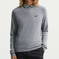 Nike Golf Jumper - NK TP Tour Logo Cashmere Crew - Wolf Grey FA26