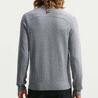 Nike Golf Jumper - NK TP Tour Logo Cashmere Crew - Wolf Grey FA26