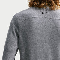 Nike Golf Jumper - NK TP Tour Logo Cashmere Crew - Wolf Grey FA26