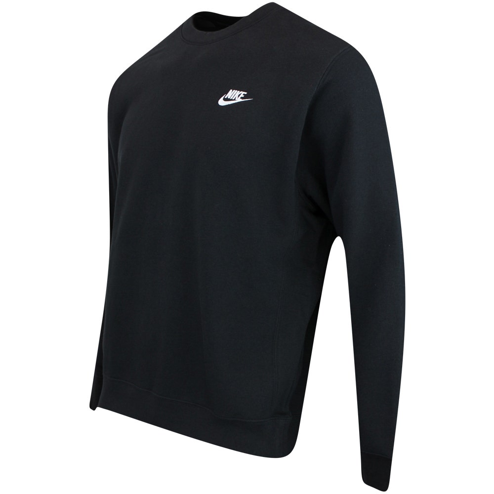 Nike Golf Jumper - NSW Club Fleece Crew Neck - Black SP25