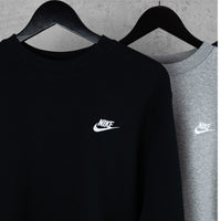 Nike Golf Jumper - NSW Club Fleece Crew Neck - Black SP25