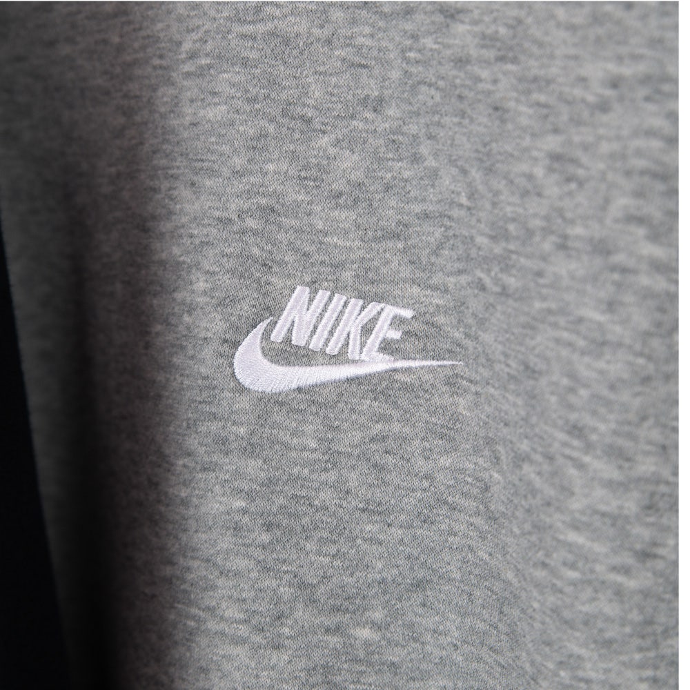 Nike Golf Jumper - NSW Club Fleece Crew Neck - Dk Grey Htr SP25