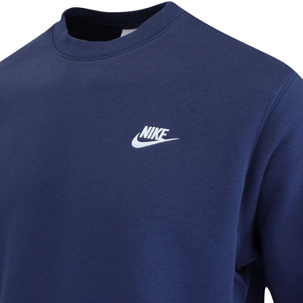 Nike Golf Jumper - NSW Club Fleece Crew Neck - Midnight SP25
