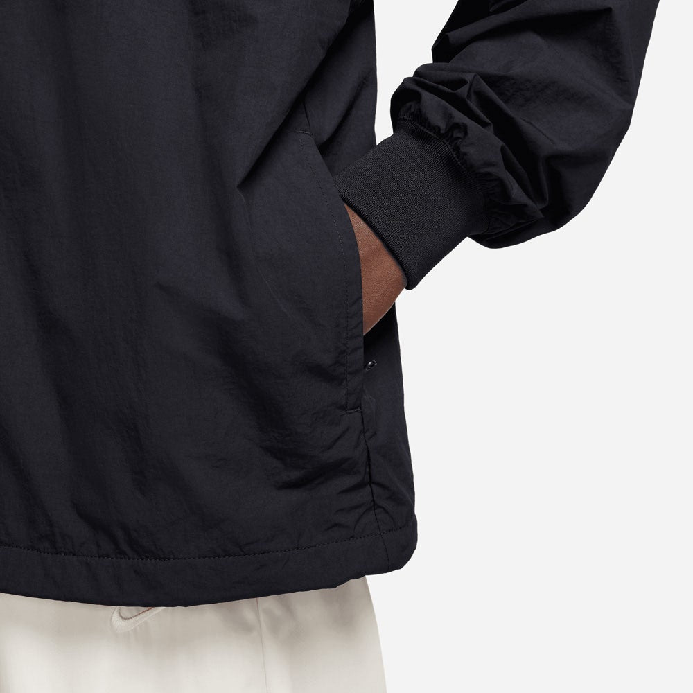 Nike Golf Pullover - NK Club Woven Windshirt - Black SS25