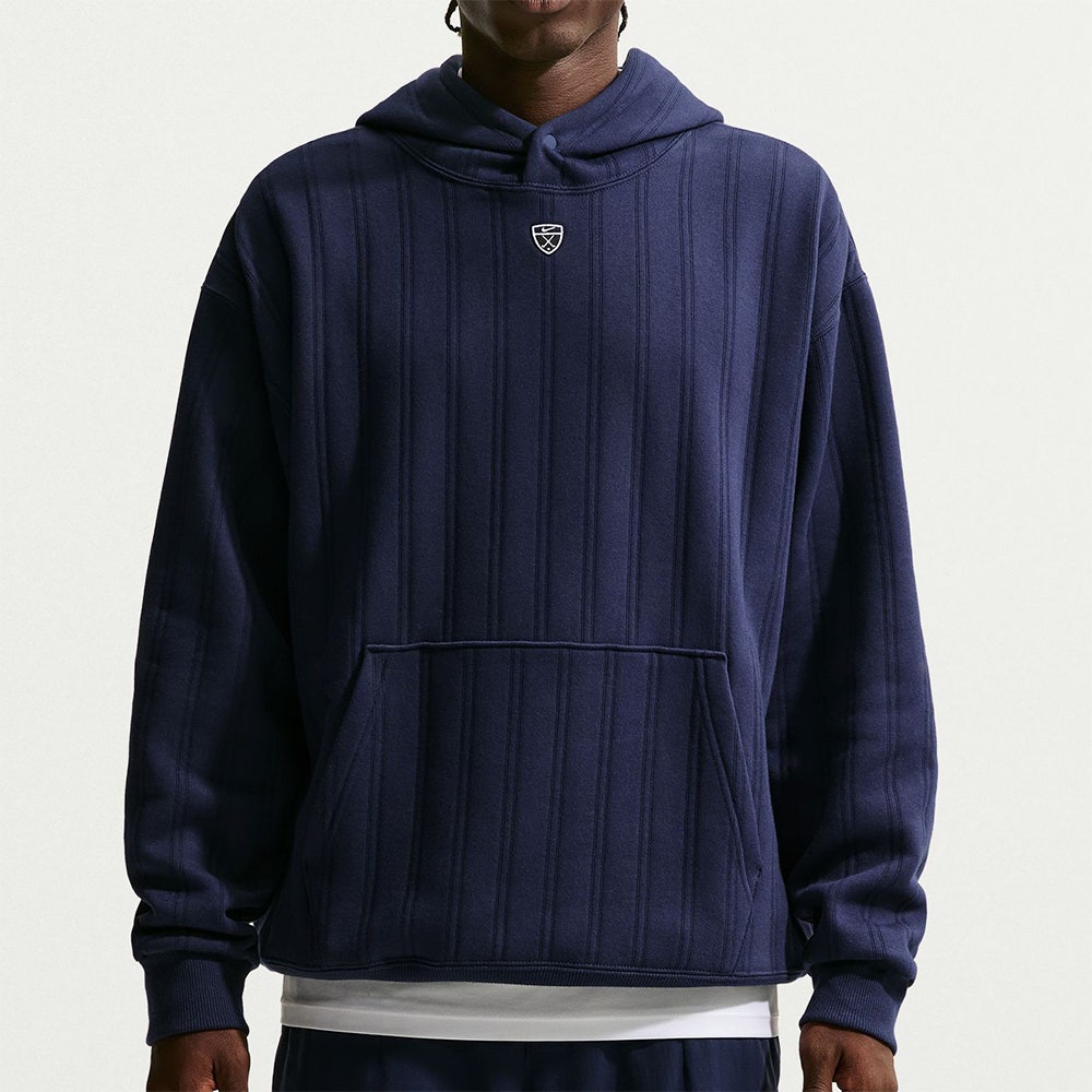 Nike Golf Pullover - NK TF Fairway Fresh Hoodie - College Navy SP26
