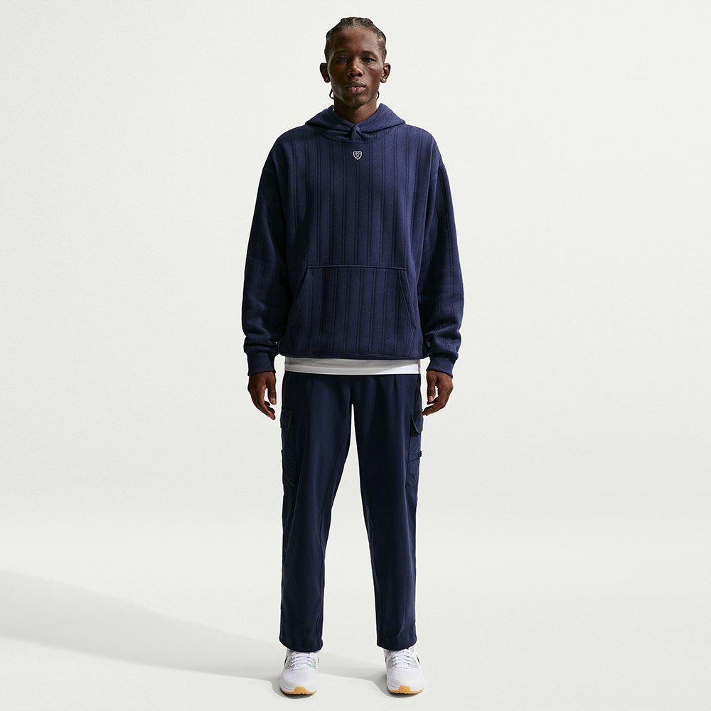 Nike Golf Pullover - NK TF Fairway Fresh Hoodie - College Navy SP26