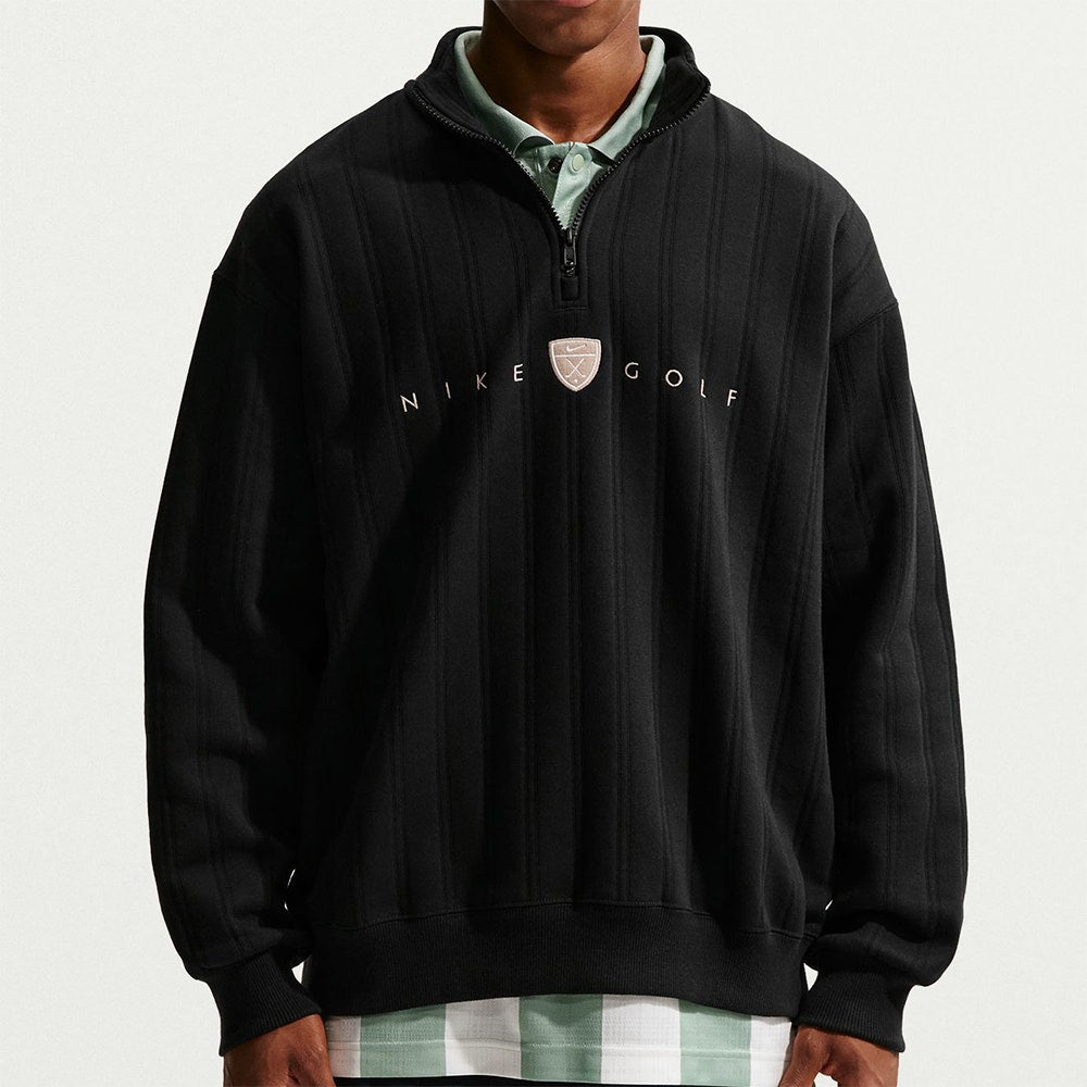 Nike Golf Pullover - NK TF Fairway Fresh HZ - Black SP26