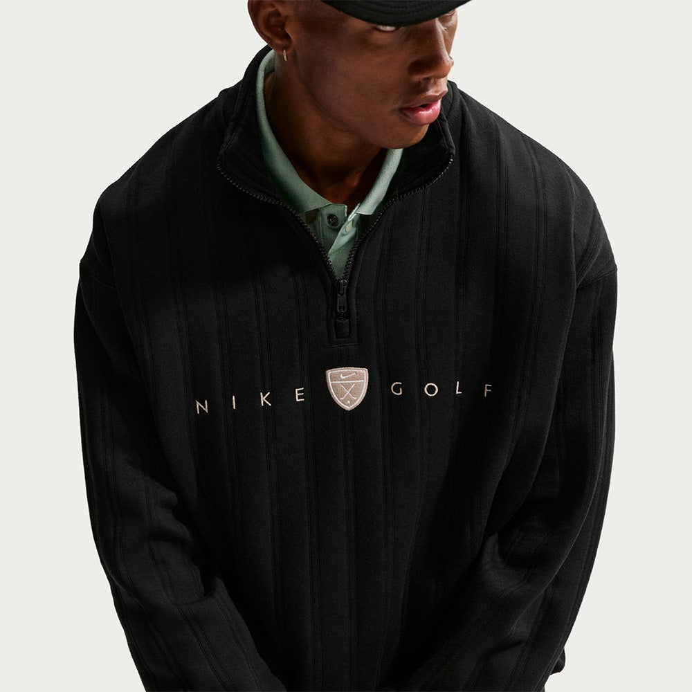 Nike Golf Pullover - NK TF Fairway Fresh HZ - Black SP26