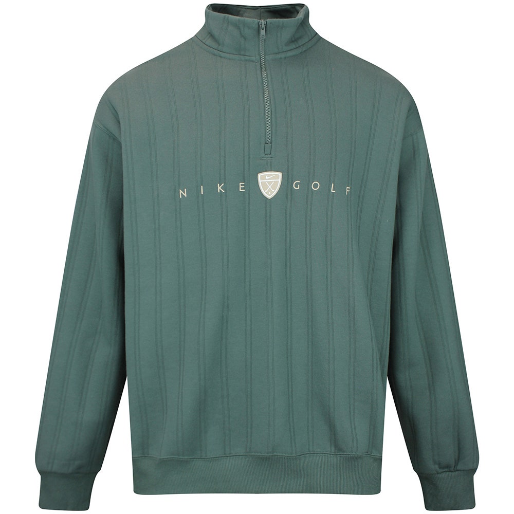 Nike Golf Pullover - NK TF Fairway Fresh HZ - Camo Green FA26