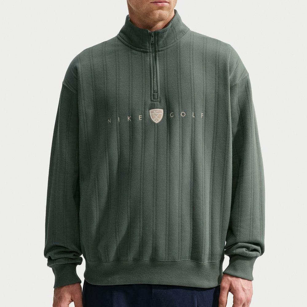 Nike Golf Pullover - NK TF Fairway Fresh HZ - Camo Green FA26