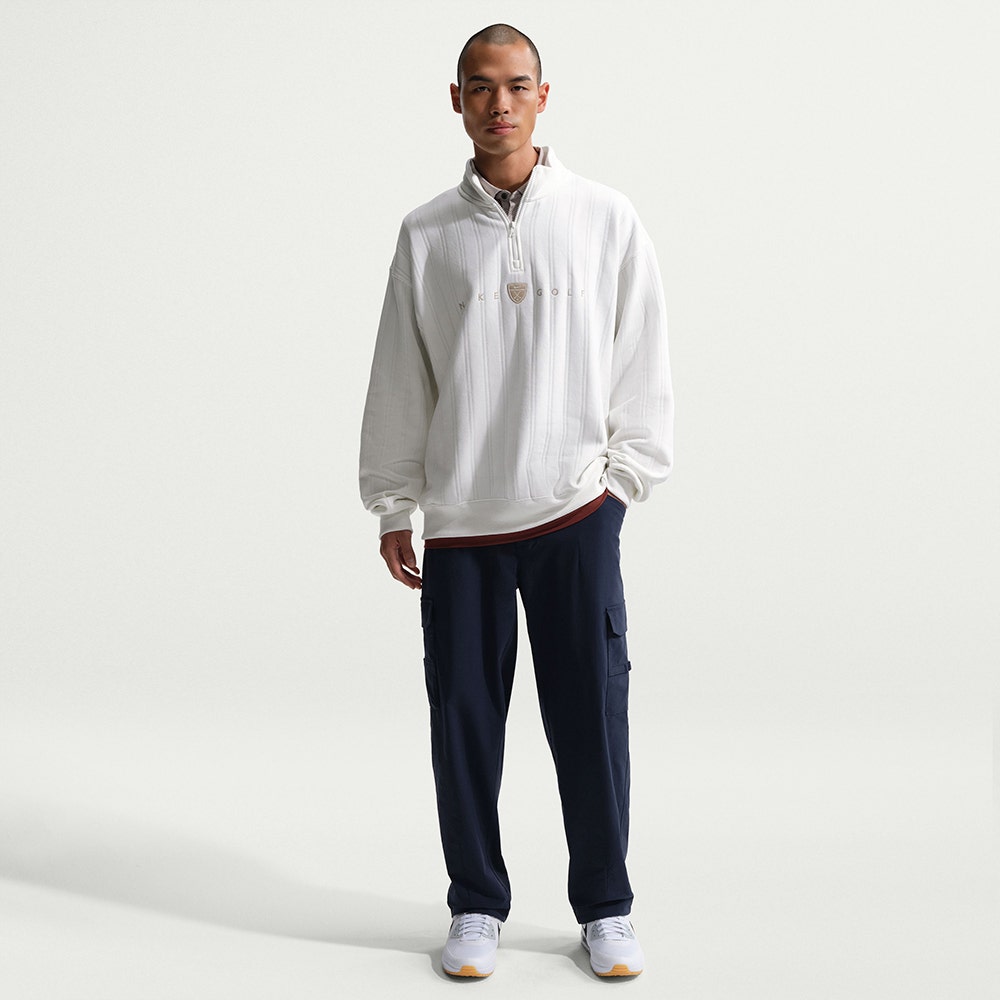 Nike Golf Pullover - NK TF Fairway Fresh HZ - Sail SP26