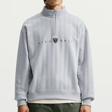 Nike Golf Pullover - NK TF Fairway Fresh HZ - Wolf Grey FA26