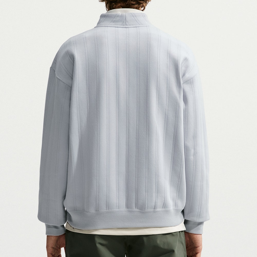 Nike Golf Pullover - NK TF Fairway Fresh HZ - Wolf Grey FA26