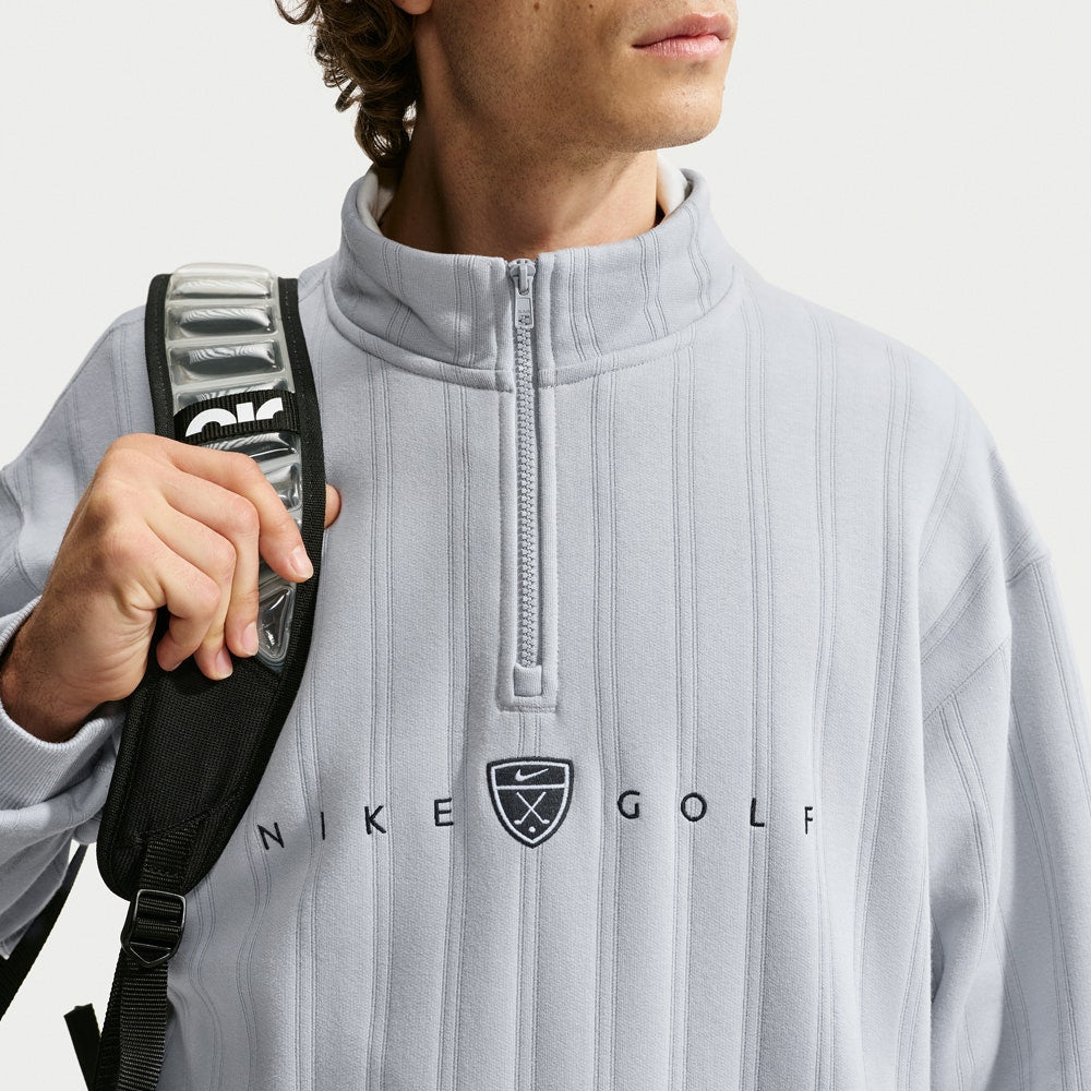 Nike Golf Pullover - NK TF Fairway Fresh HZ - Wolf Grey FA26