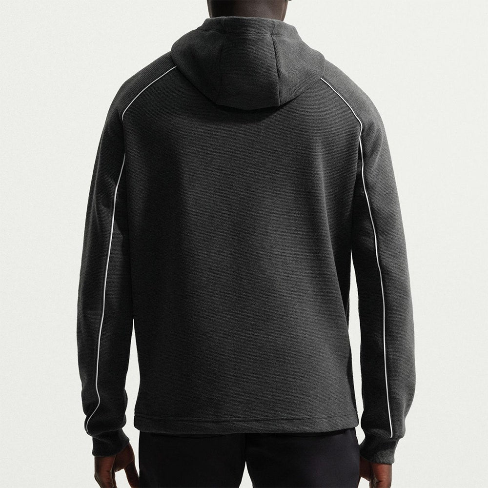 Nike Golf Pullover - NK TF Par 5 Hoodie - Black Melange SP26