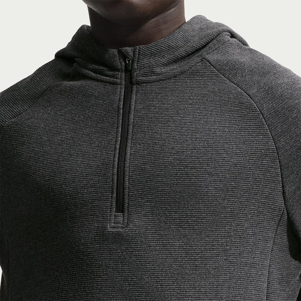 Nike Golf Pullover - NK TF Par 5 Hoodie - Black Melange SP26