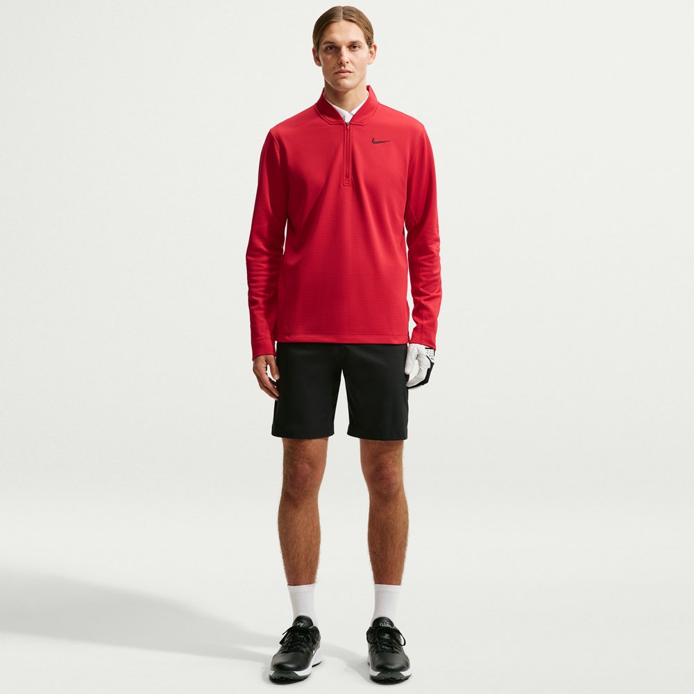 Nike Golf Pullover - NK TF Velocity HZ - Gym Red FA26