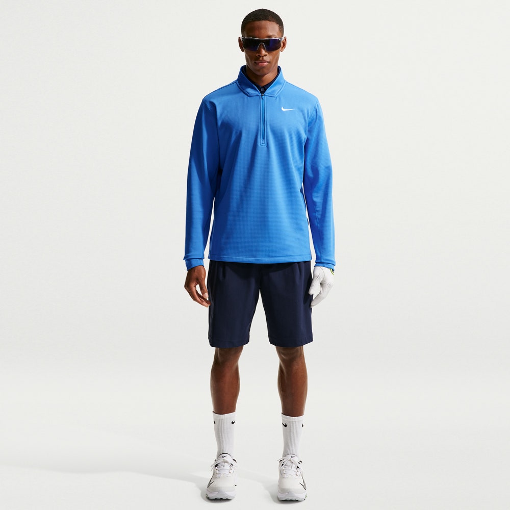 Nike Golf Pullover - NK TF Velocity HZ - Pacific Blue SU26