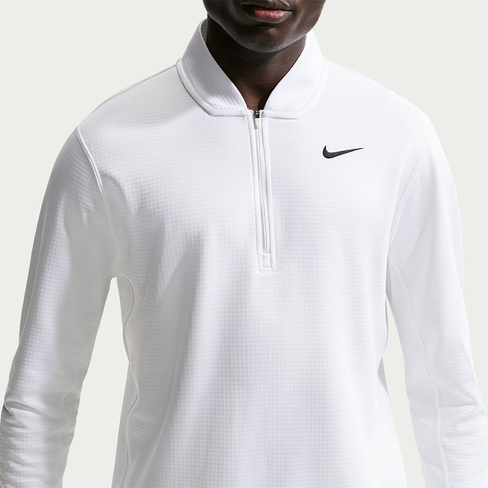 Nike Golf Pullover - NK TF Velocity HZ - White SP26