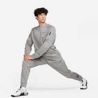 Nike Golf Pullover - NK Therma-Fit Crew Neck - Dk Grey Heather SP24