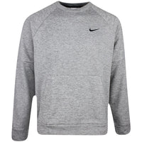 Nike Golf Pullover - NK Therma-Fit Crew Neck - Dk Grey Heather SP24