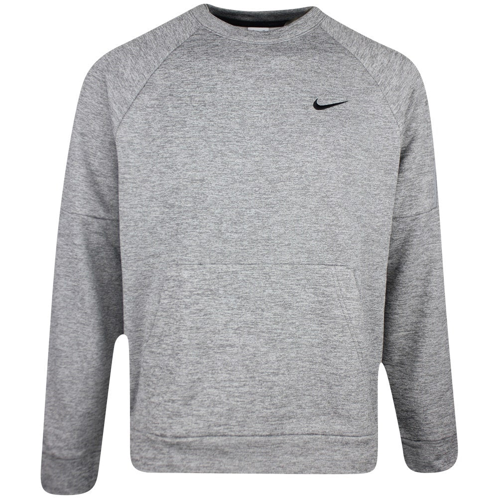 Nike Golf Pullover - NK Therma-Fit Crew Neck - Dk Grey Heather SP24