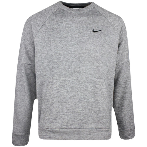Nike Golf Pullover - NK Therma-Fit Crew Neck - Dk Grey Heather SP24