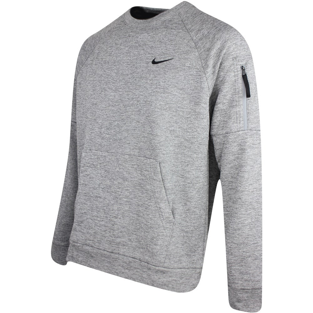 Nike Golf Pullover - NK Therma-Fit Crew Neck - Dk Grey Heather SP24