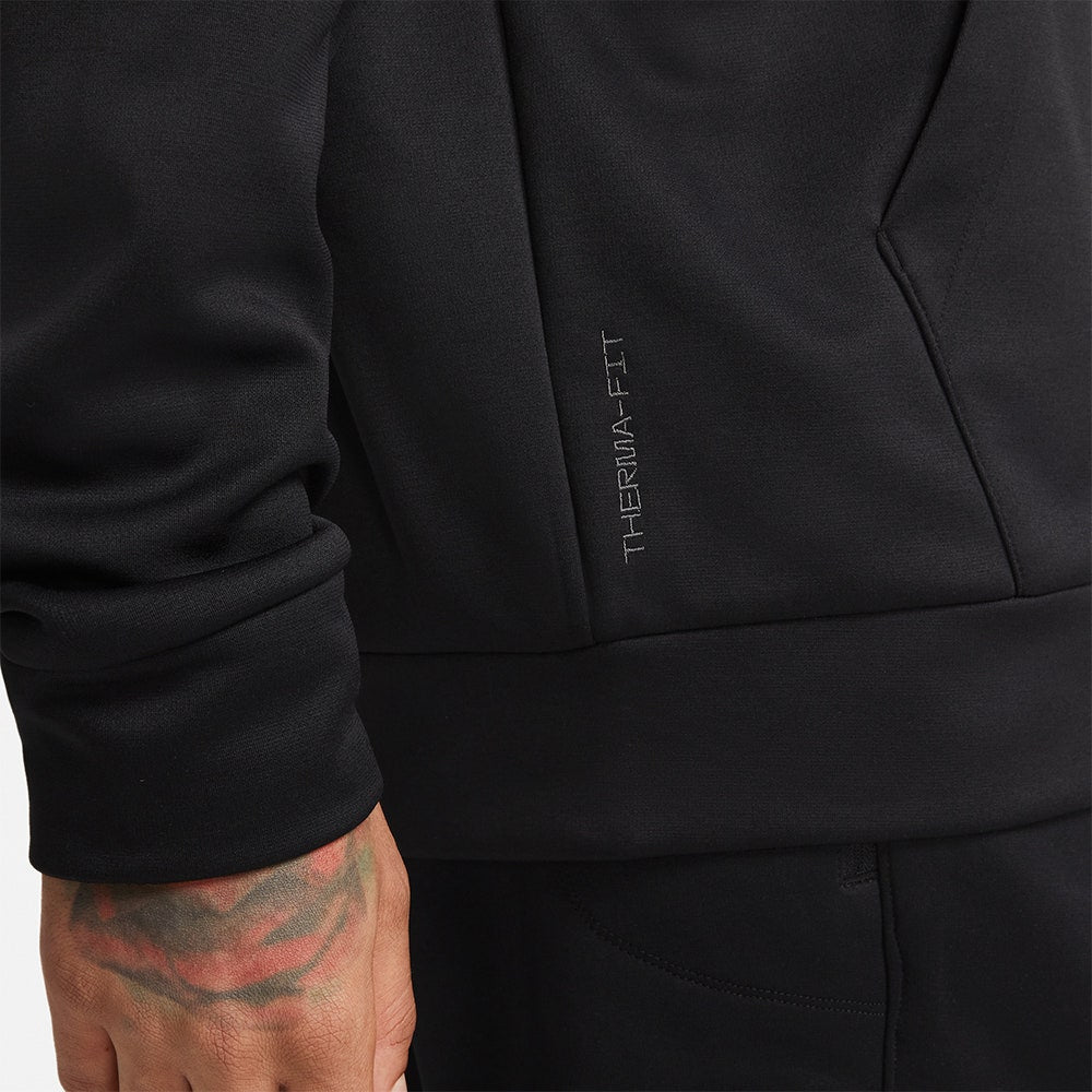 Nike Golf Pullover - NK Therma-Fit Hoodie - Black SP25