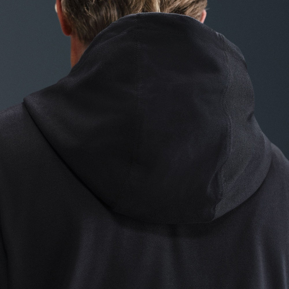 Nike Golf Pullover - NSW Knitted Club Fleece Hoodie - Black FA25