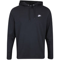 Nike Golf Pullover - NSW Knitted Club Fleece Hoodie - Black FA25