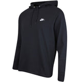 Nike Golf Pullover - NSW Knitted Club Fleece Hoodie - Black FA25
