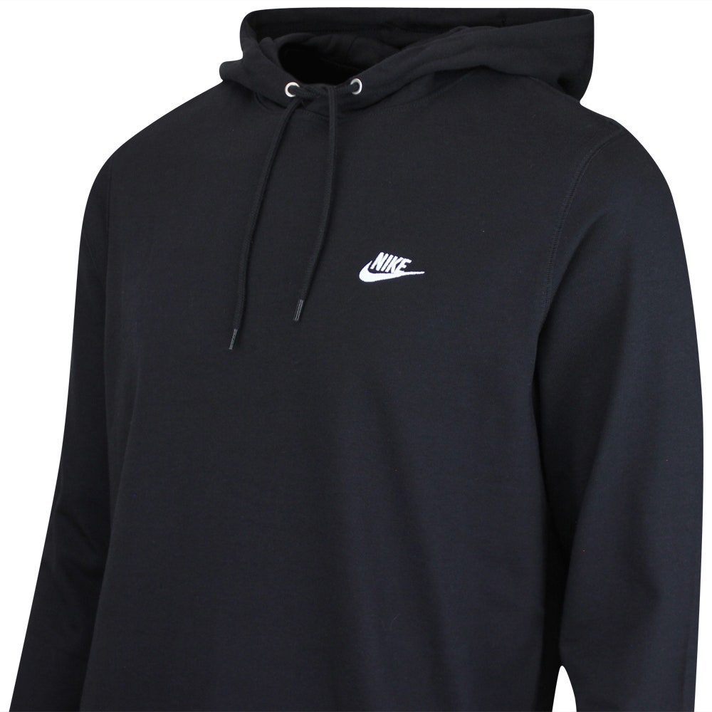 Nike Golf Pullover - NSW Knitted Club Fleece Hoodie - Black FA25