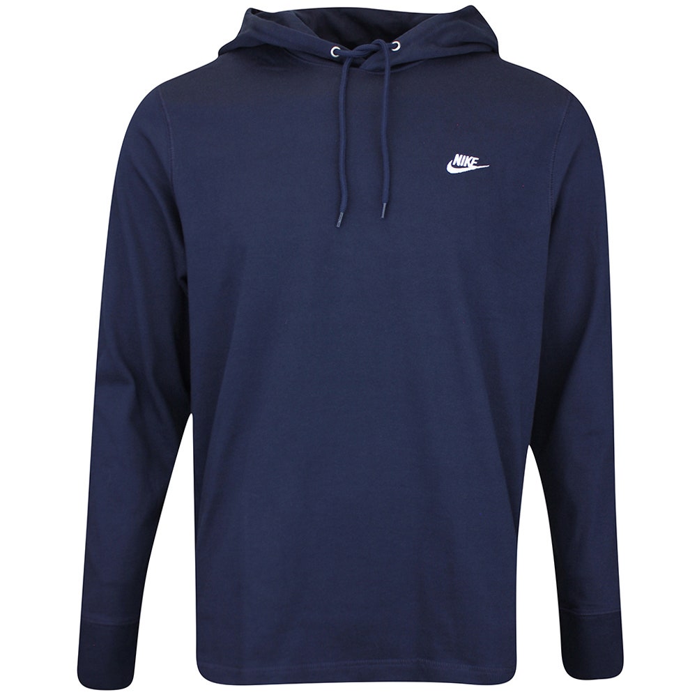 Nike Golf Pullover - NSW Knitted Club Fleece Hoodie - Obsidian FA25