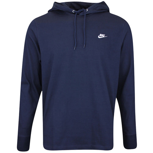 Nike Golf Pullover - NSW Knitted Club Fleece Hoodie - Obsidian FA25