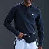 Nike Golf Pullover - NSW Knitted Club Fleece Hoodie - Obsidian FA25